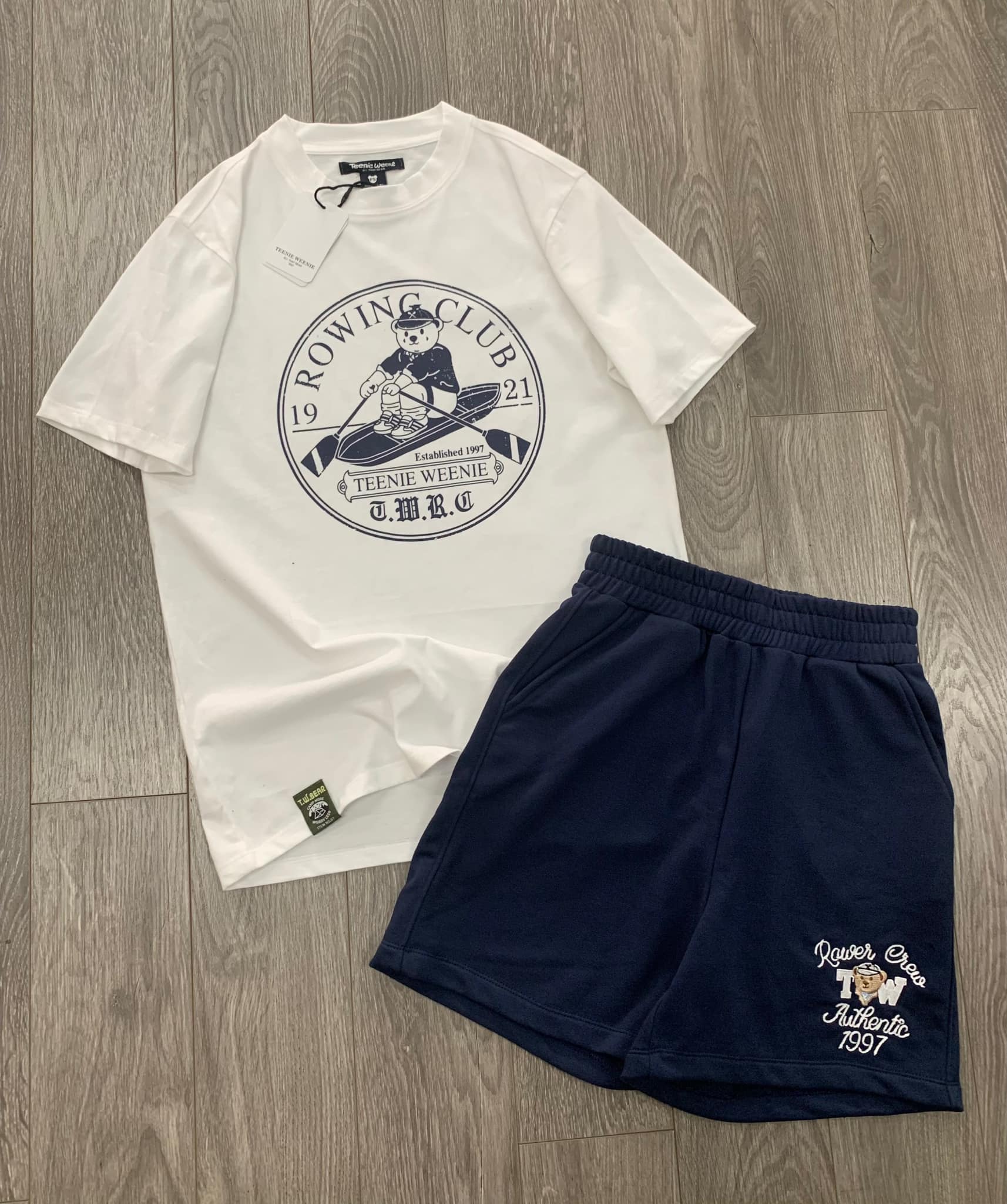 SÉT BỘ TEENIE WEENIE ÁO THUN COTTON,QUẦN THUN DA CÁ