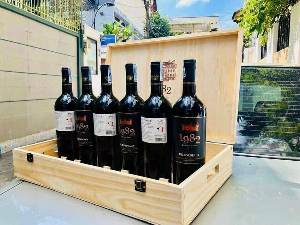  SET RƯỢU VANG PHÁP UGBORDEAUX 1982