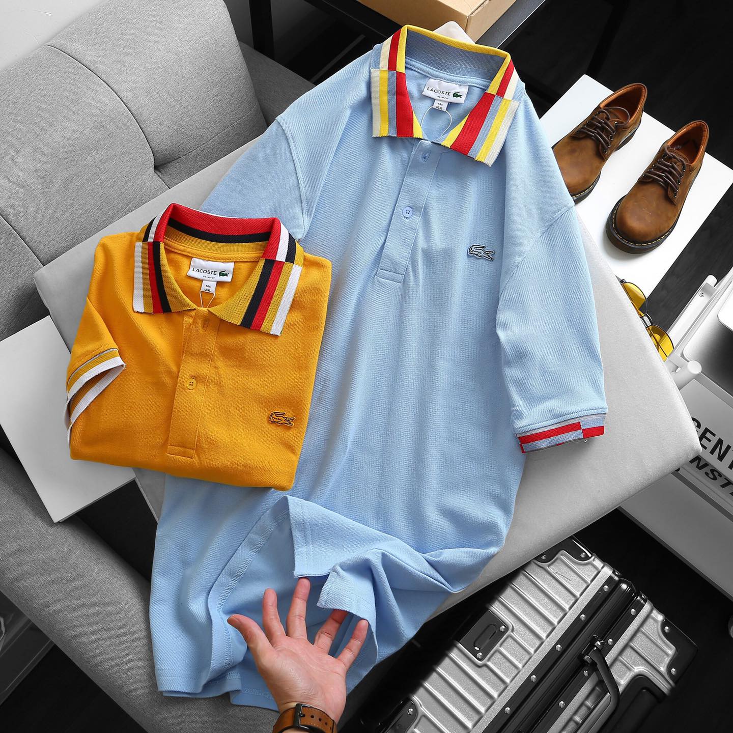 POLO %LACOSTE áo nam