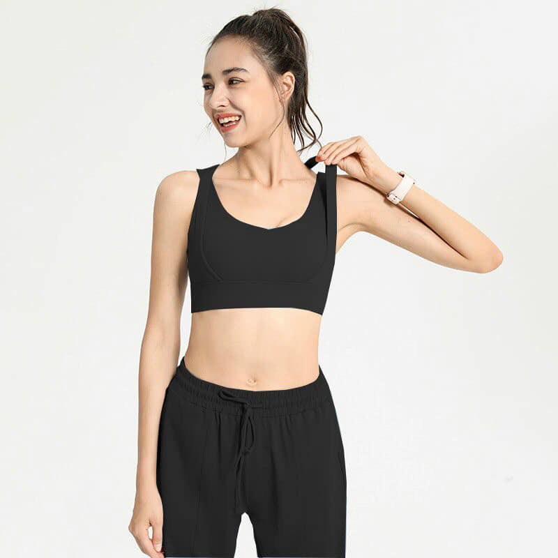 Bộ jogger bra chéo cài sau