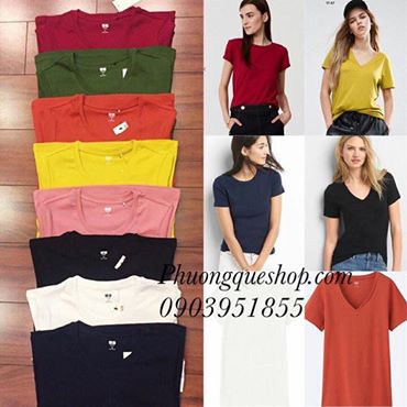 Áo thun Uni.q.lo cotton 100%