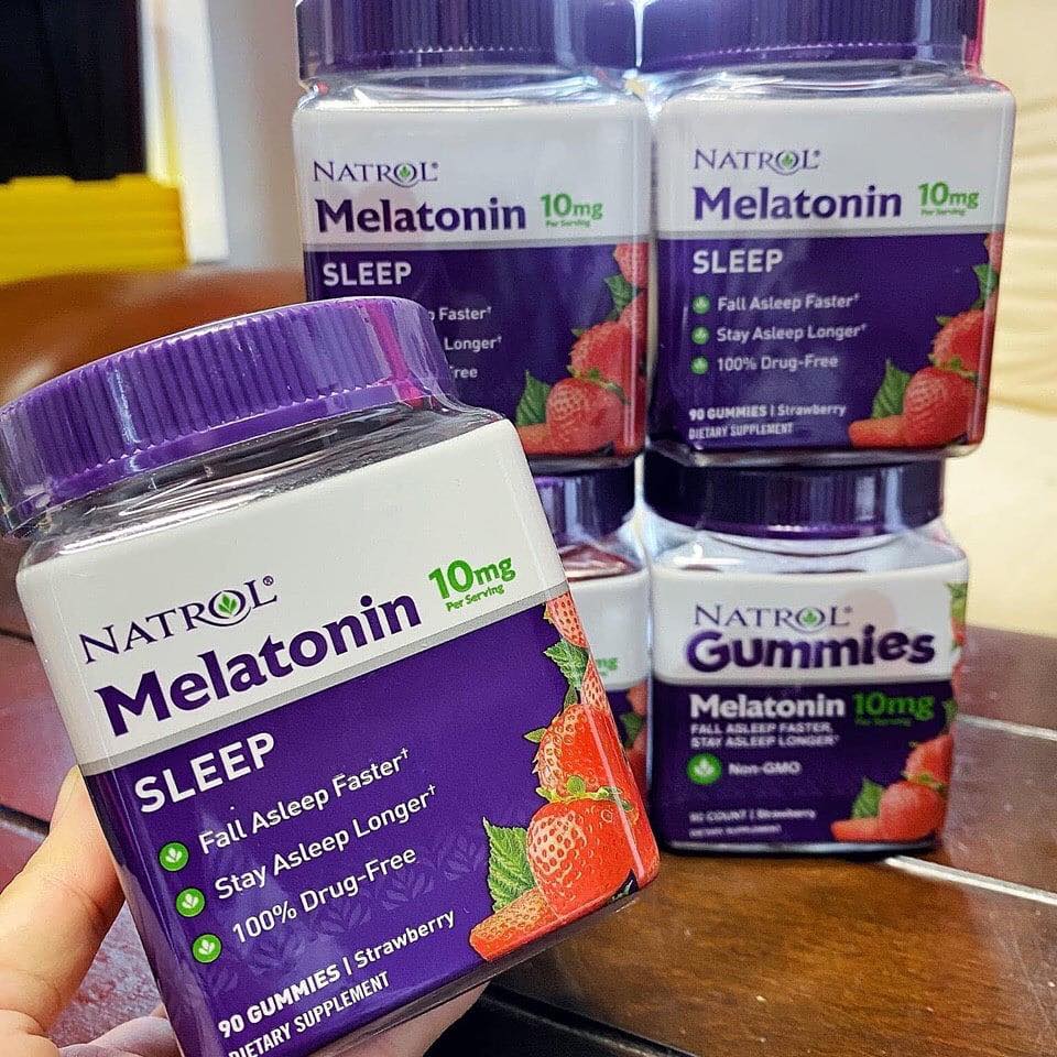 KẸO NGỦ DINH DƯỠNG - NATROL GUMMIES MELATONIN 10MG