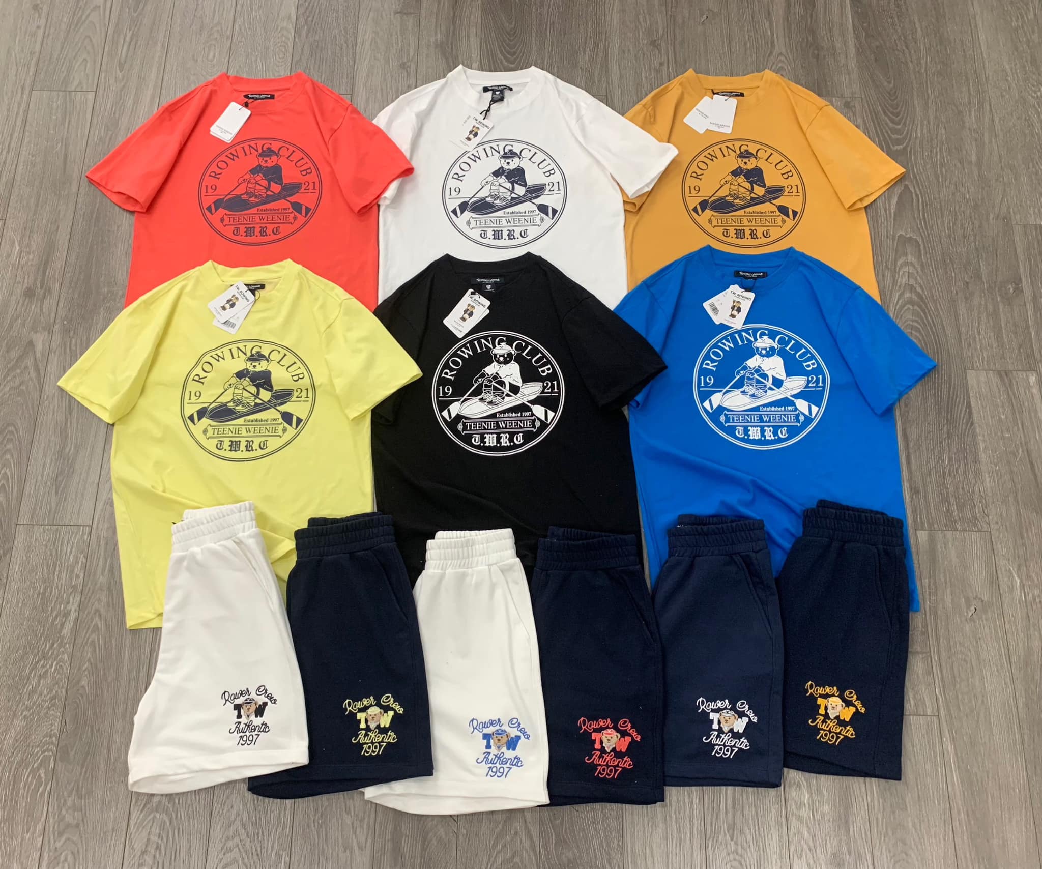 SÉT BỘ TEENIE WEENIE ÁO THUN COTTON,QUẦN THUN DA CÁ