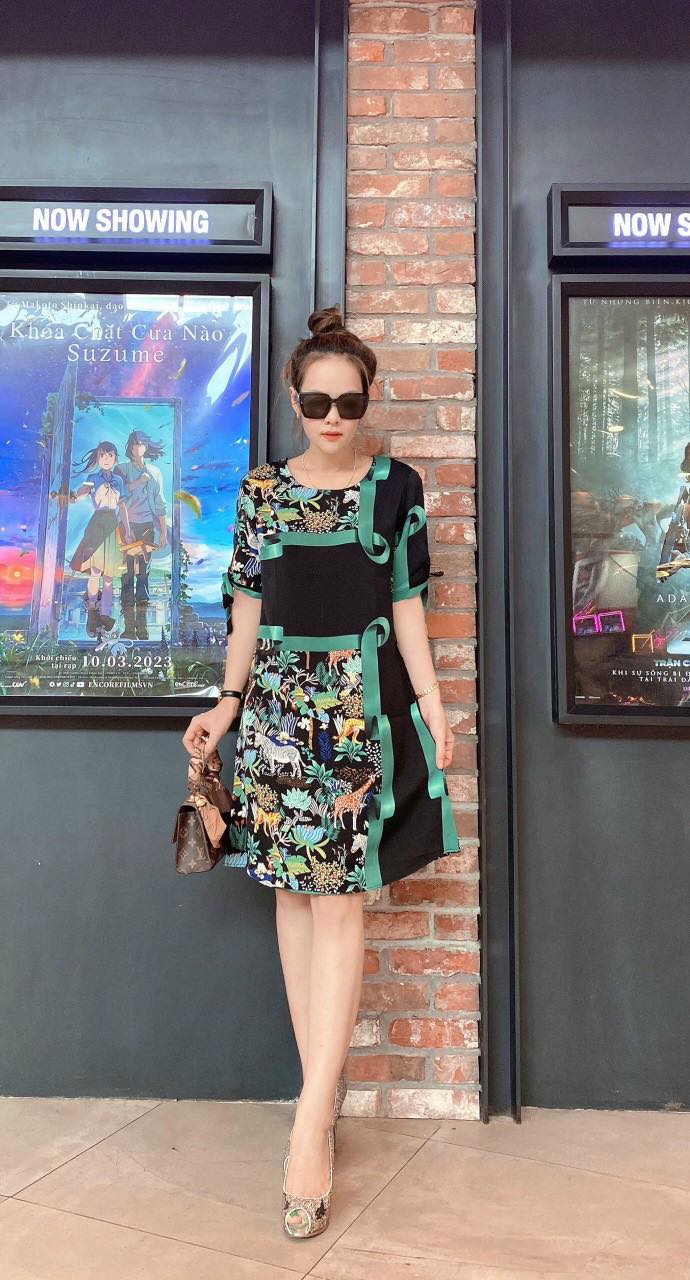 Đầm lụa mịn không nhăn