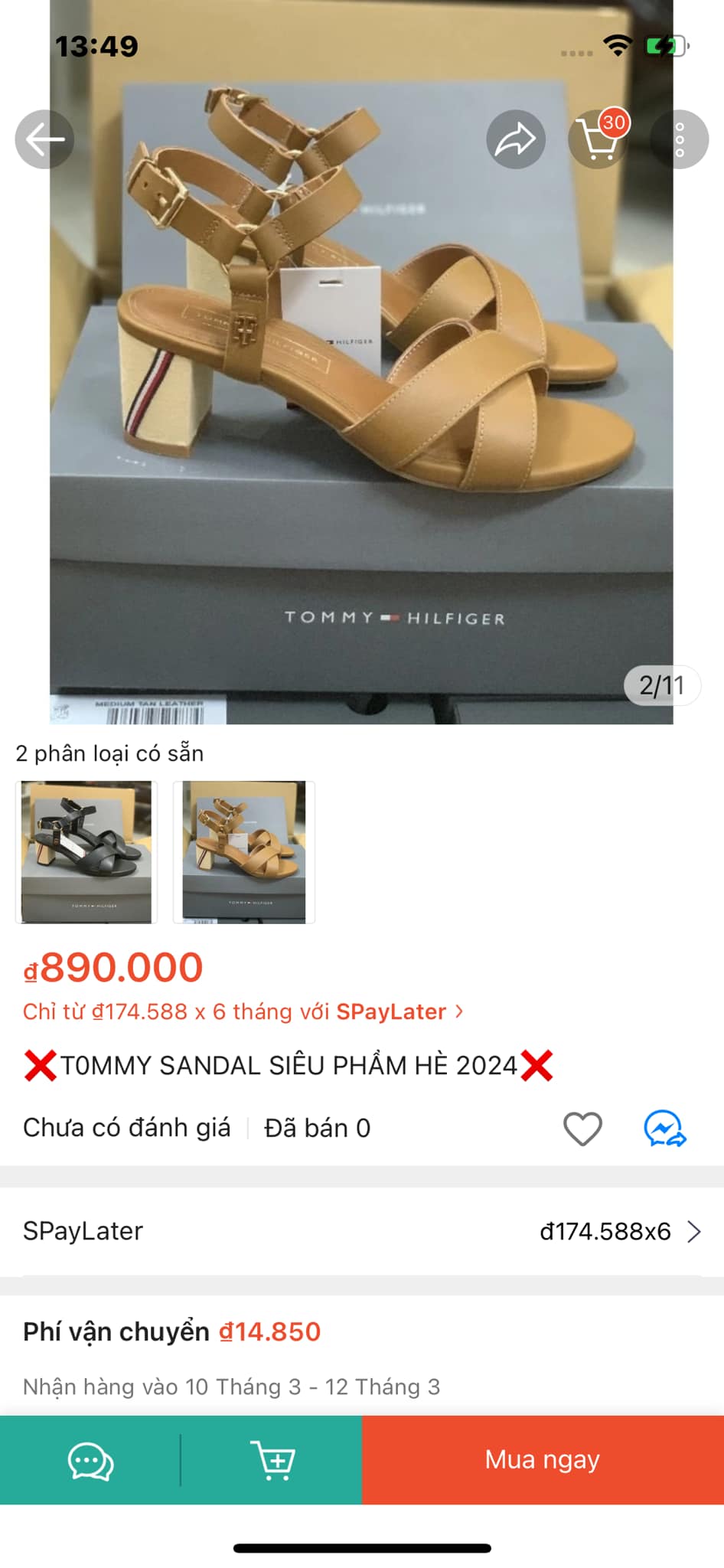 T0MMY SANDAL SIÊU PHẨM HÈ 2024