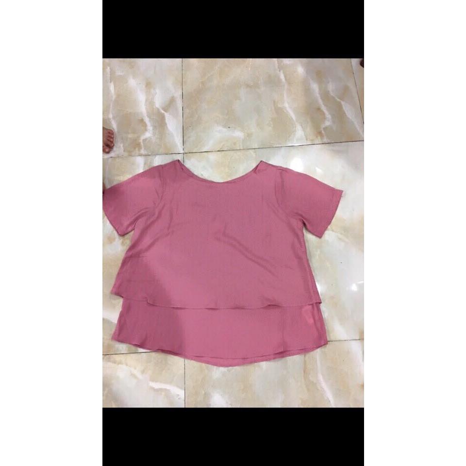 Áo voan 2 lớp hiệu MANGO hàng nối chuyền