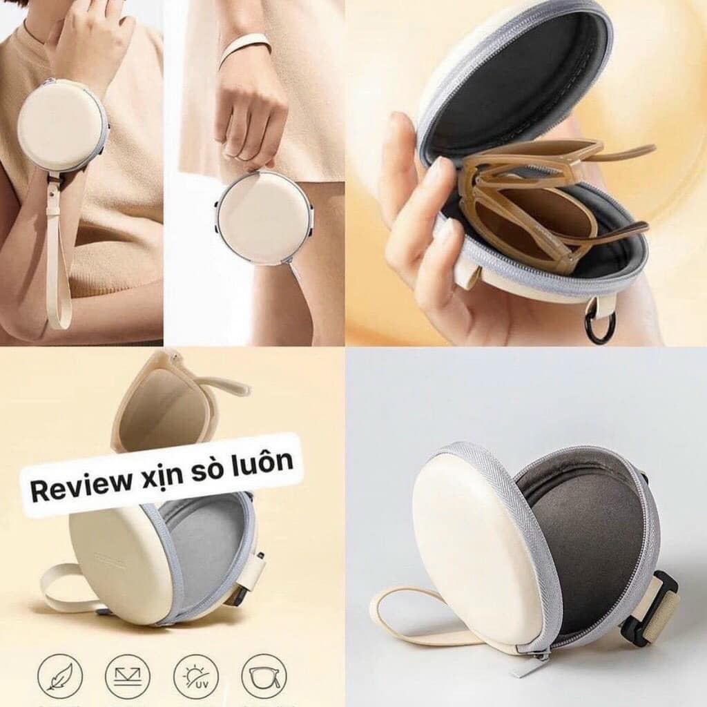 Kính gọng nhựa gập