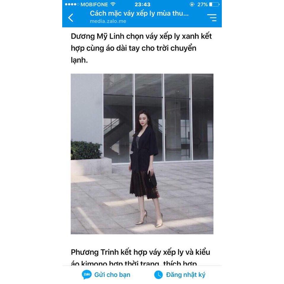 Chân váy midi