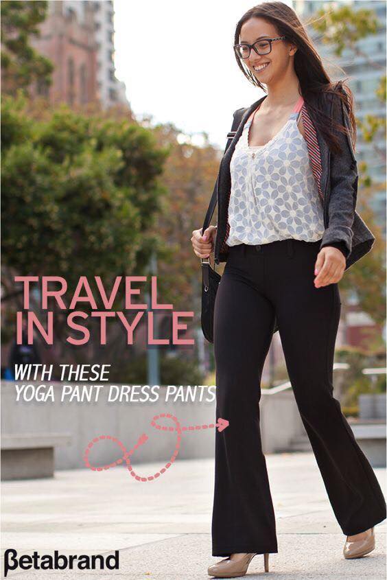 Quần tây không dây kéo thun dày hiệu Betabrand xuất Mỹ