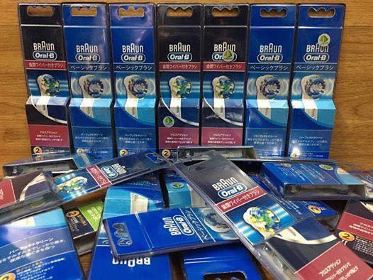 SET 3 ĐẦU BÀN CHẢI THAY THẾ CHO BÀN CHẢI ĐIỆN ORAL B