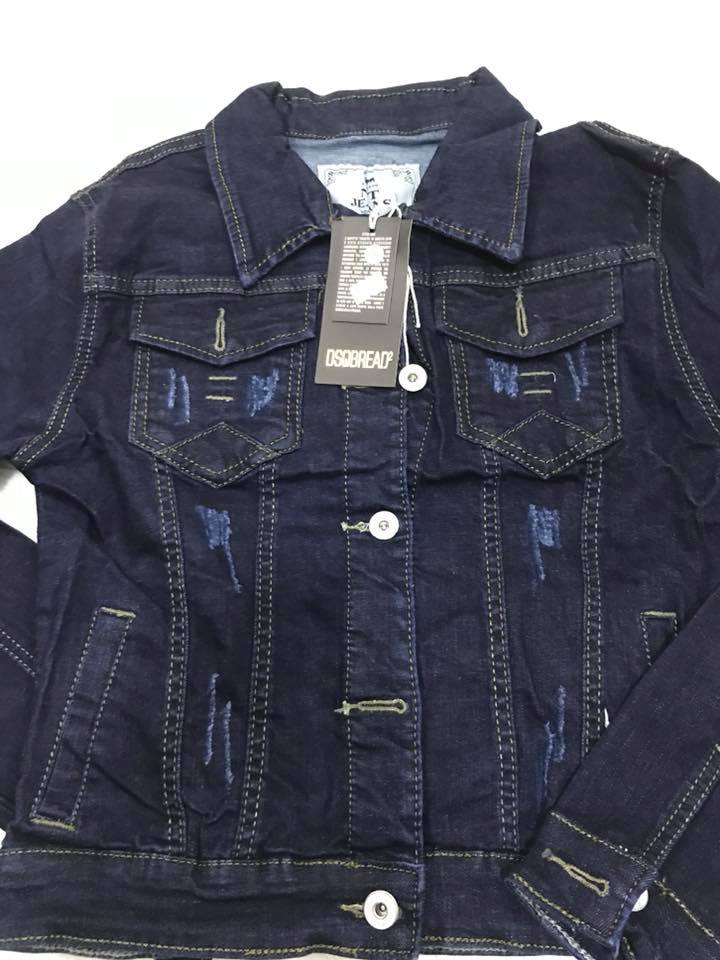 Áo khoát Jean form lửng- hàng cao cấp.