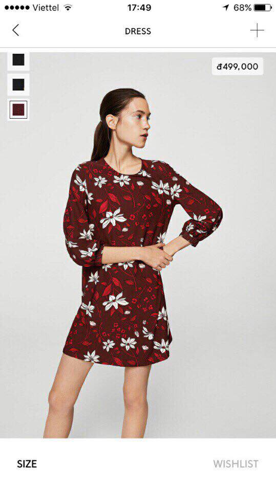 Hàng xuất chuẩn hiệu *mango* size xs s m