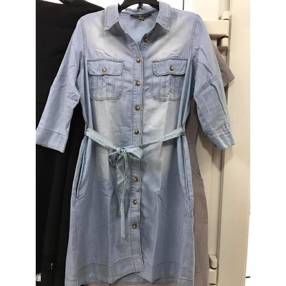 Đầm denim hàng dư xịn