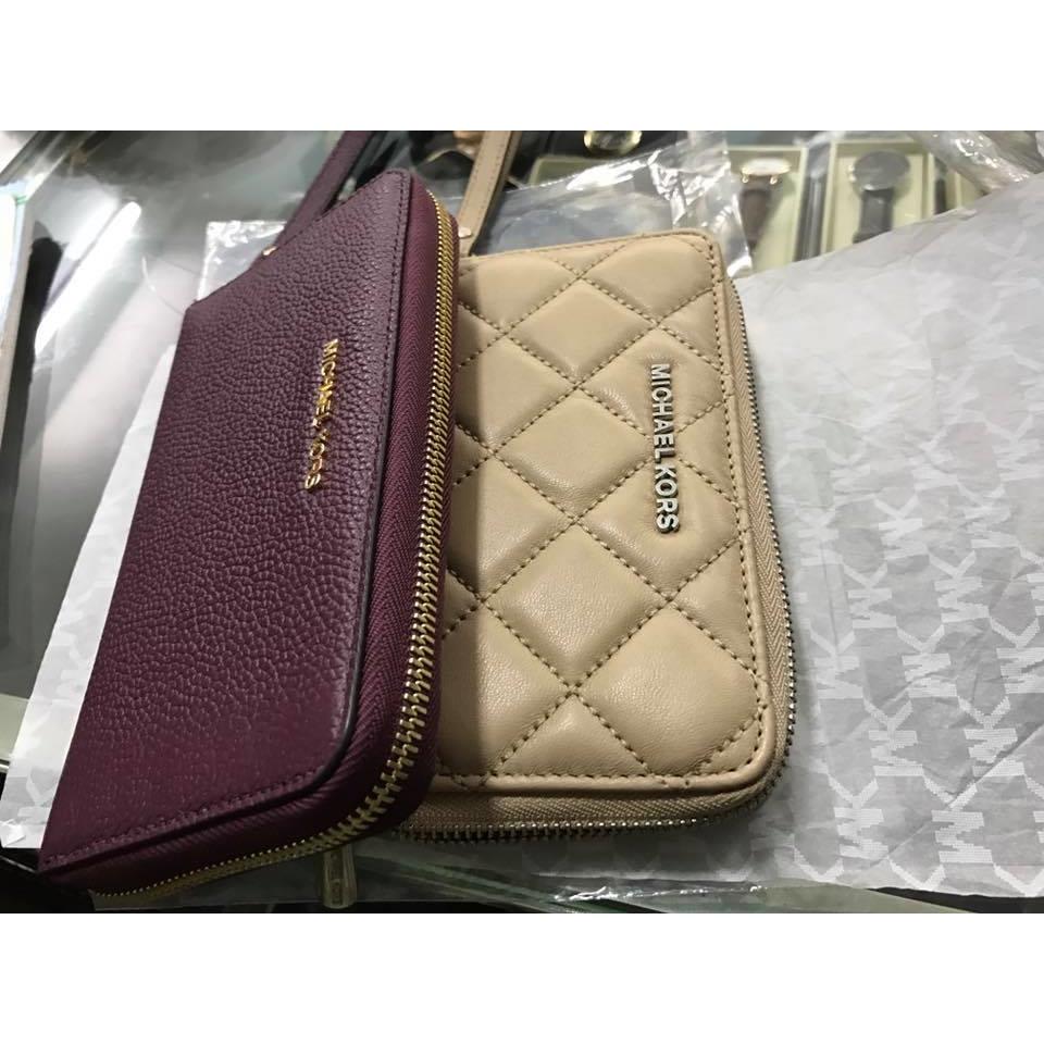 MERCER LARGE LEATHER SMARTPHONE WRISTLET