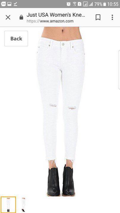 Quần Skinny rách gối chất co giãn nhiều nha khách. Hiệu Justusa
