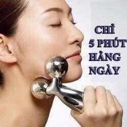 Cây lăn massage mặt 3D