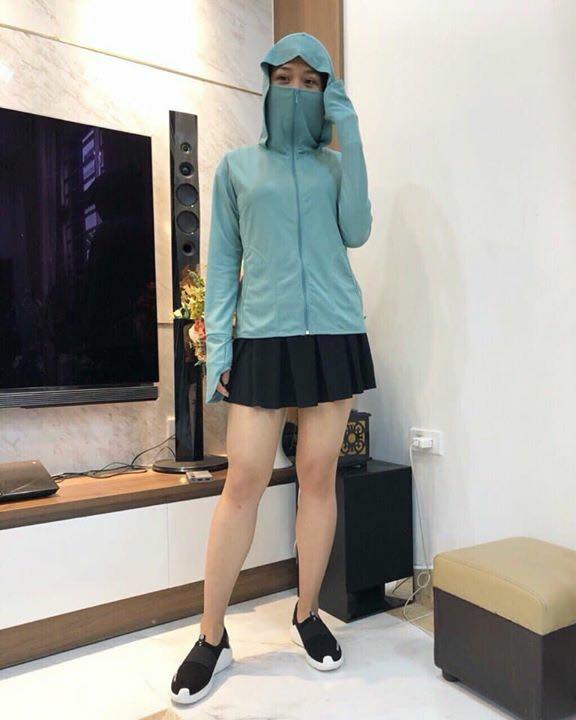 Áo chống nắng uniqlo hàng vải mới của hãng