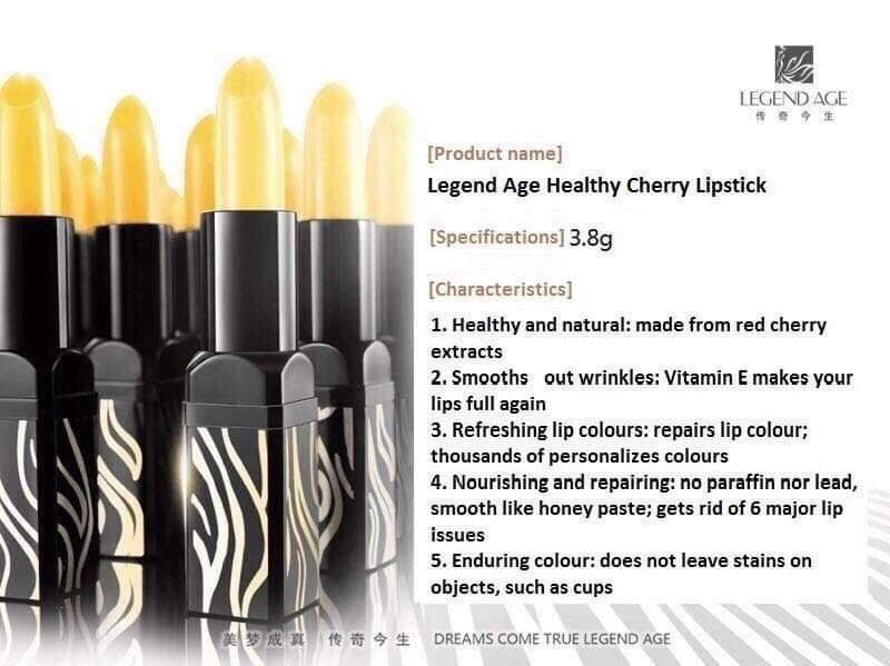 HEALTHY CHERRY LIPSTICK - LEGEND AGE