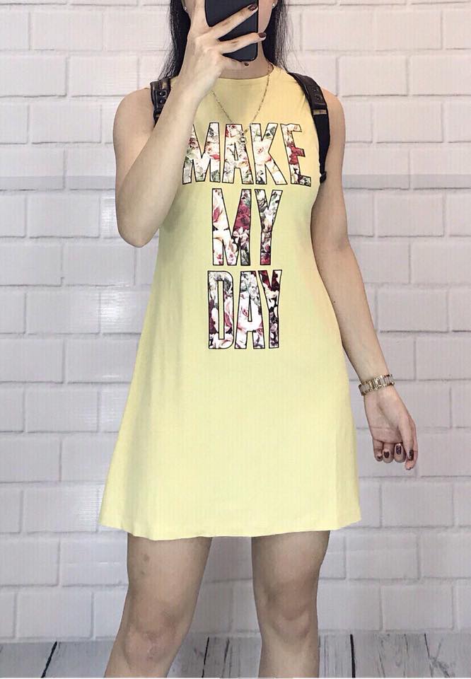 Đầm thun suôn xinh xắn