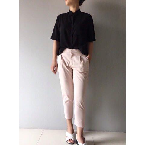 Quần tây baggy chất kaki thun