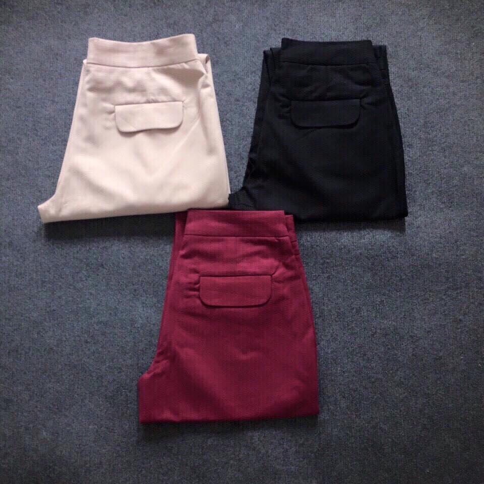 Quần tây baggy chất kaki thun