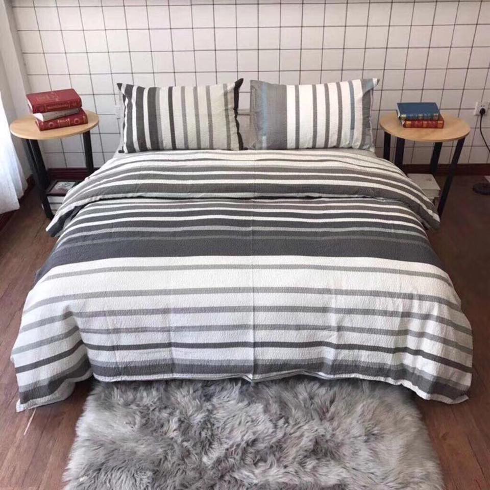 bộ ga hiệu IKEA ( hàng hiếm) cotton 100% mịn mát