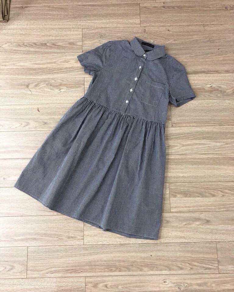 Đầm Kẻ caro nhỏ
