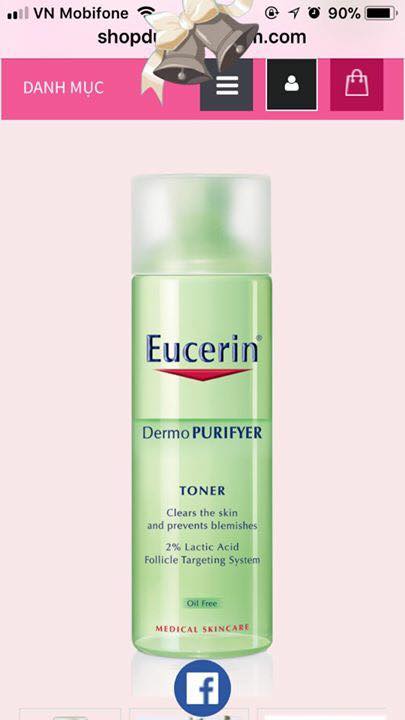 dược mỹ phẩm Eucerin