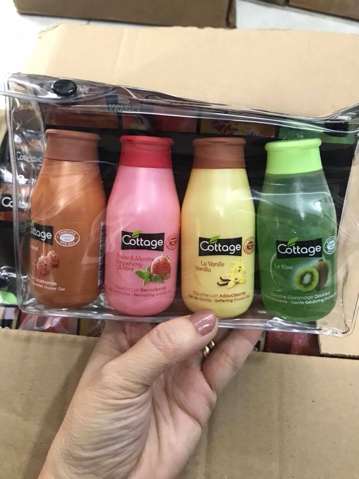 Bộ Sữa Tắm Du Lịch Cottage Travel Kit