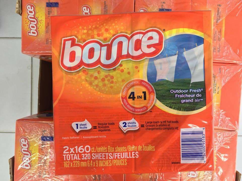 giấy thơm Bounce của Mỹ