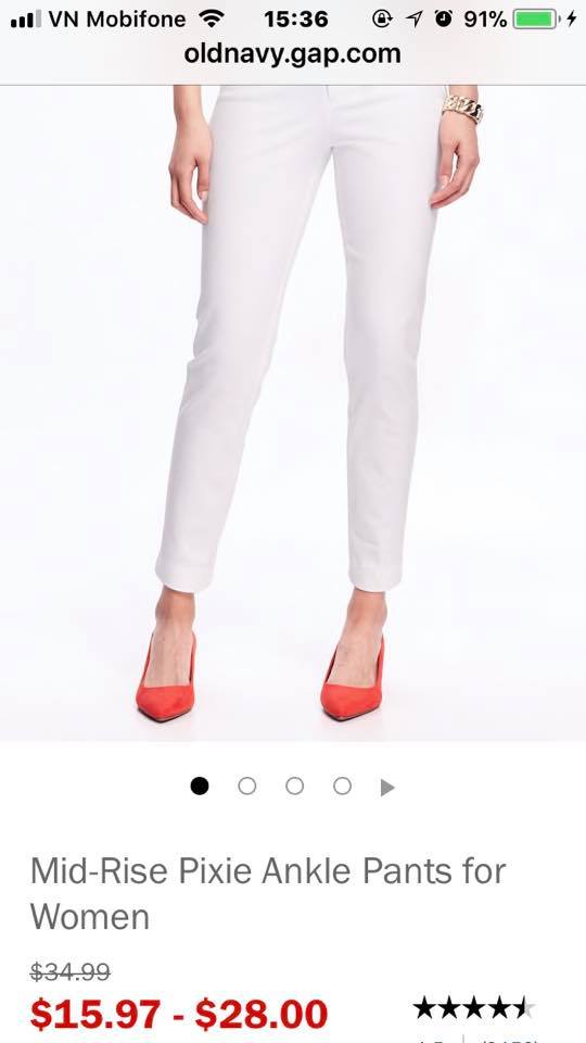 Quần kaki xuất chuẩn *OLD*NAVY xịn - chất kaki