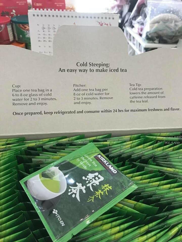 Trà xanh KirkLand Green Tea Nhật Bản Sencha & Matcha