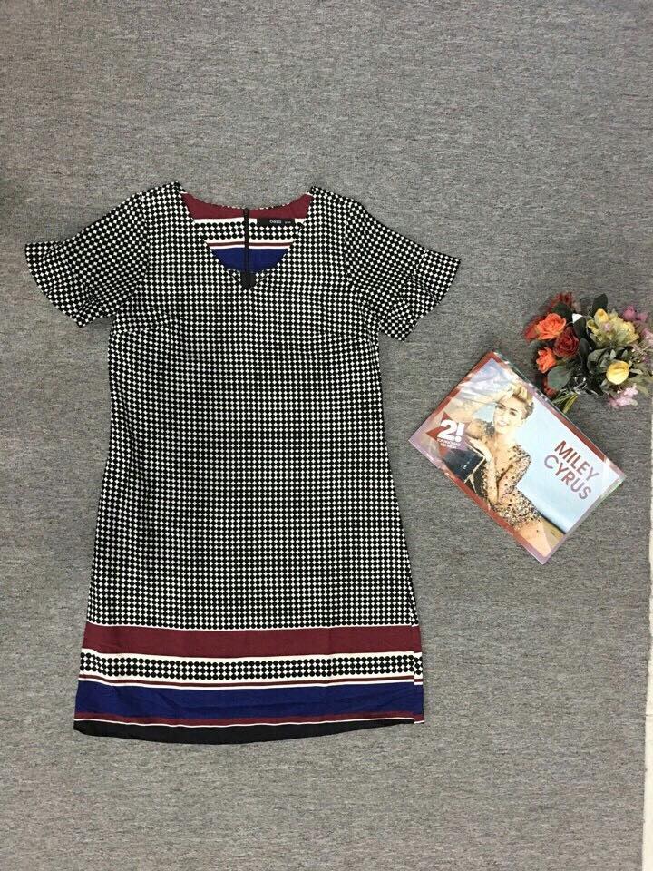 Đầm suôn lanh lụa mịn