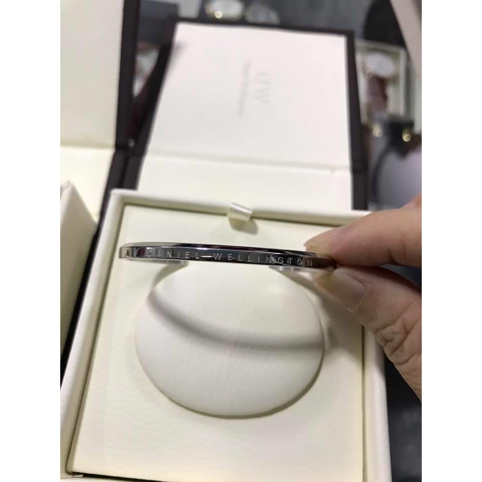 vòng DW auth 100% size nữ - #BANGLE DW Silver/ Rosegold