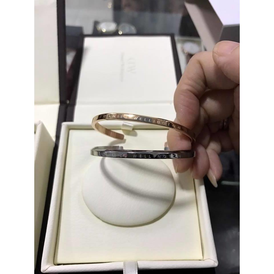vòng DW auth 100% size nữ - #BANGLE DW Silver/ Rosegold