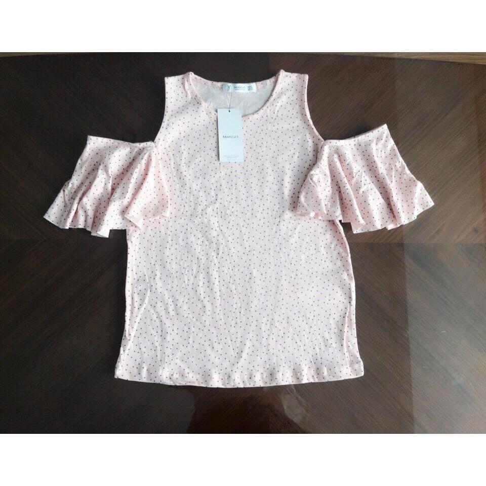 áo rớt vai  thun coton
