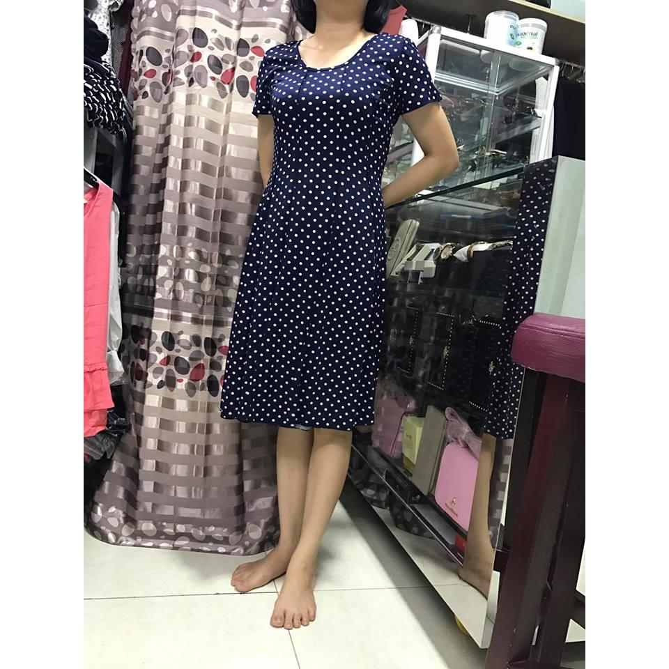 Đầm thun crayon xoè 8 mảnh