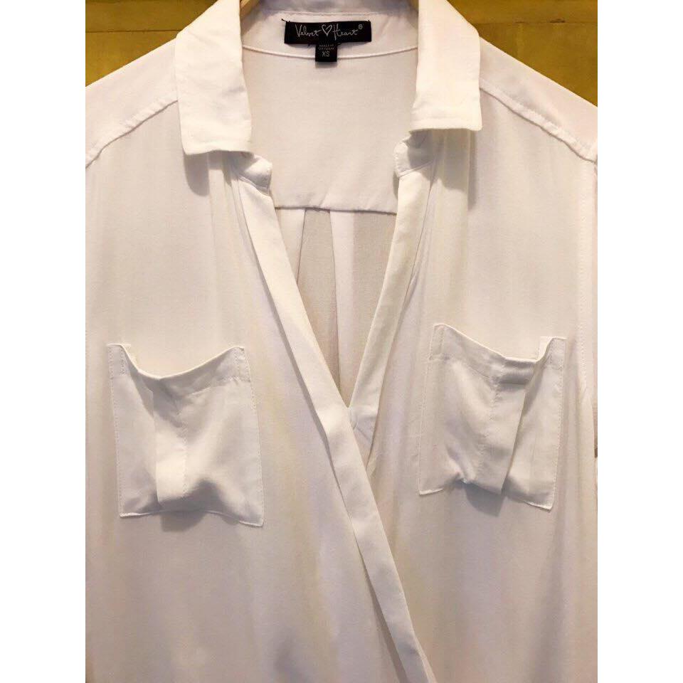 Áo trắng xuất xịn hiệu Velvet Heart