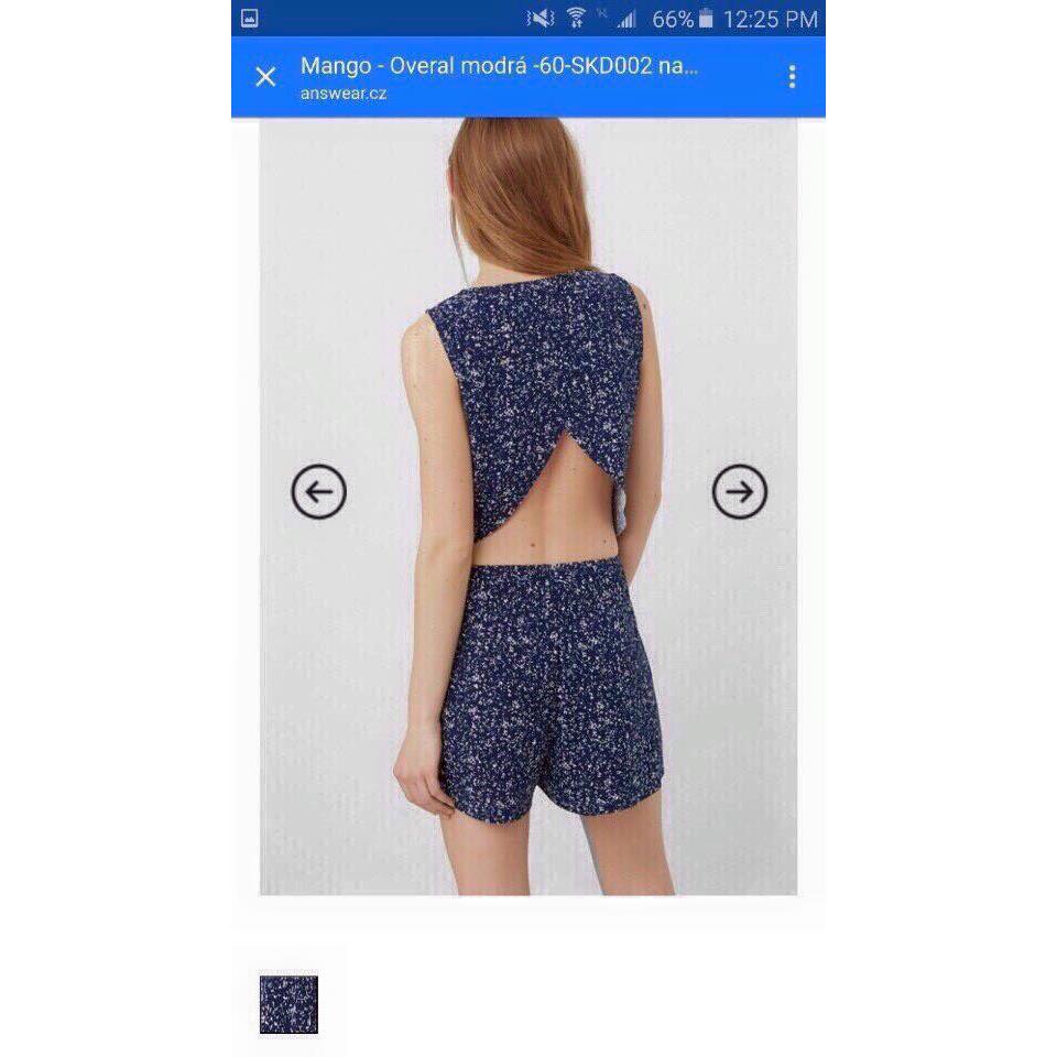 Jumsuit cut out lưng - MANGO xuất xịn.