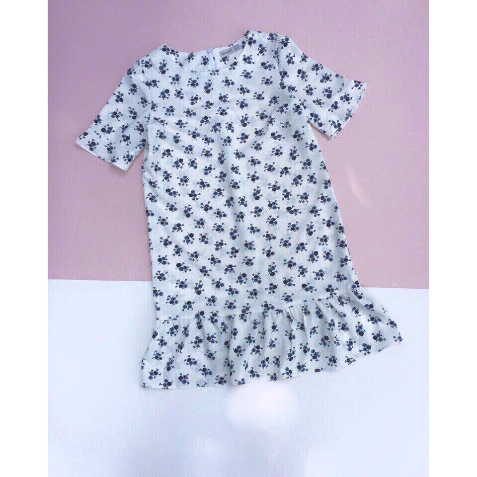 Đầm đuôi cá Mango chất linen.