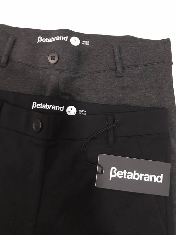 Quần tây không dây kéo thun dày hiệu Betabrand xuất Mỹ