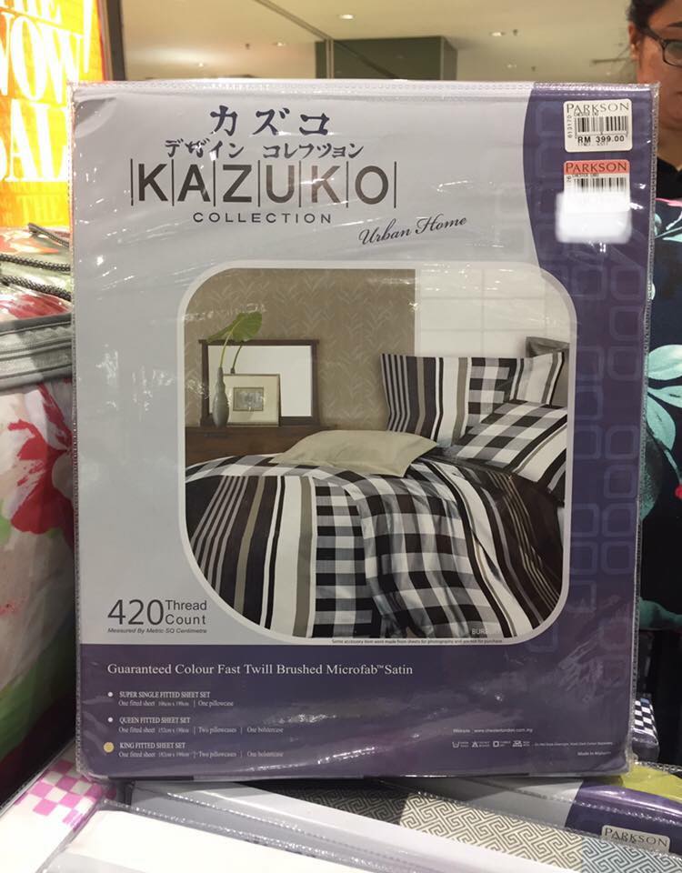 Bộ drap gối của Kazuko