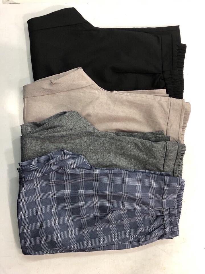 Quần tây baggy lưng thun