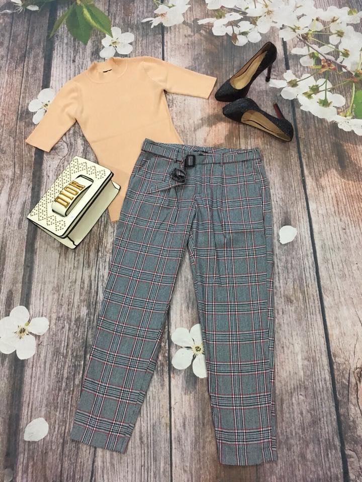 QUẦN TÂY BAGGY caro