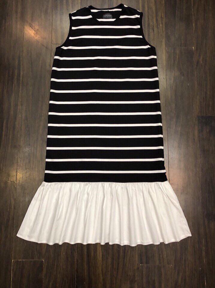 Đầm đuôi cá sọc topshop