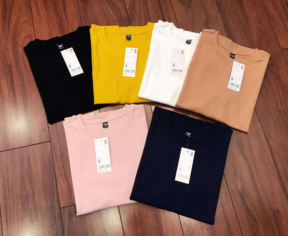. UNIQLO - ÁO THUN VỀ FORM SUÔN NHƯ WEB