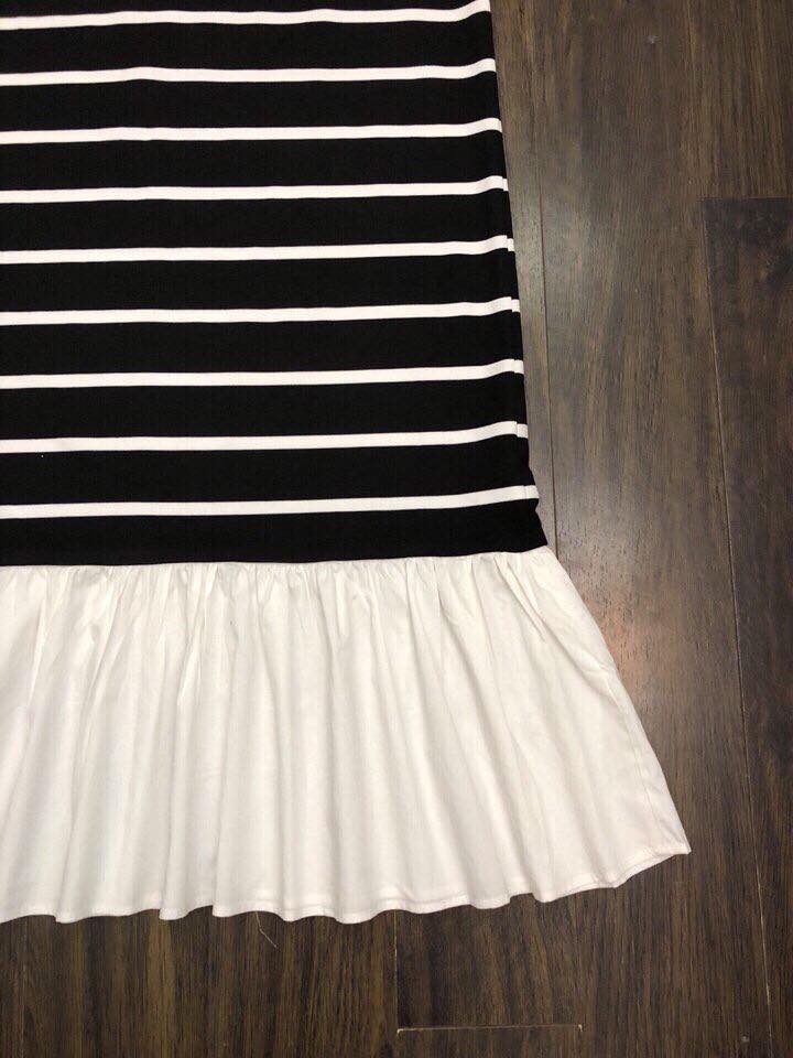 Đầm đuôi cá sọc topshop