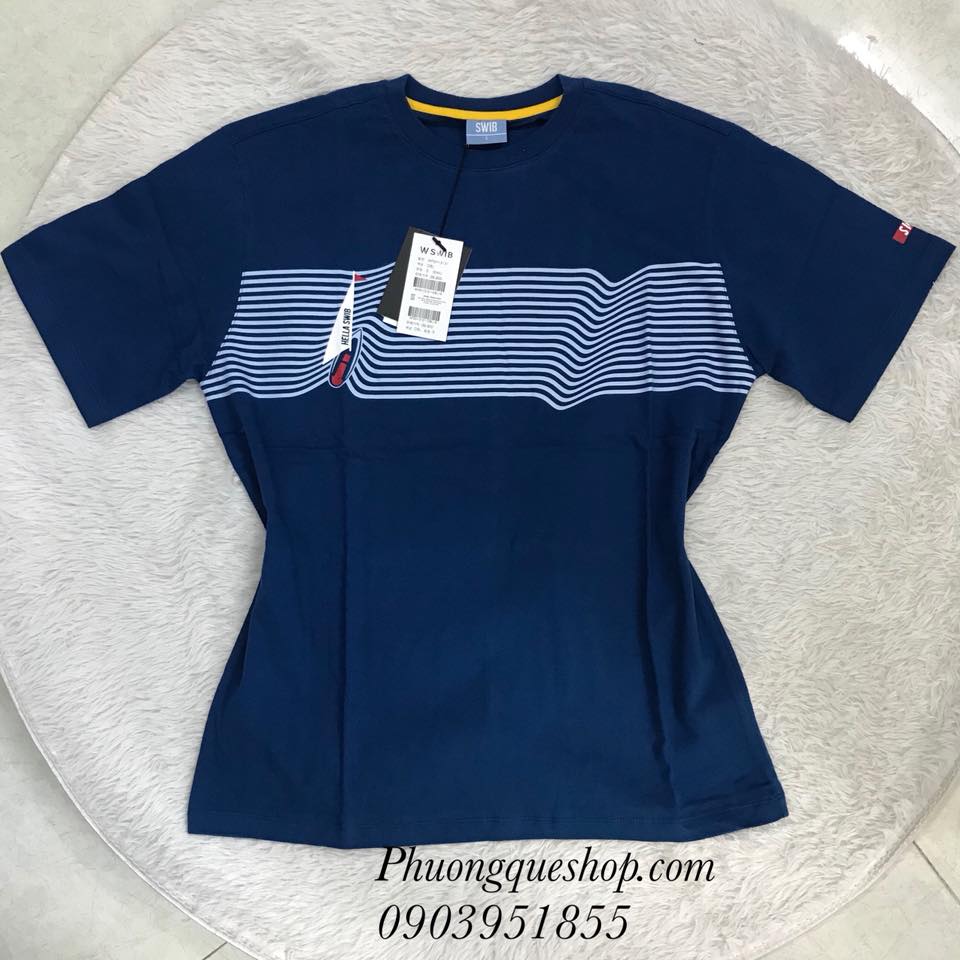 T-shirt #swib xuất hàn form unisex rộng