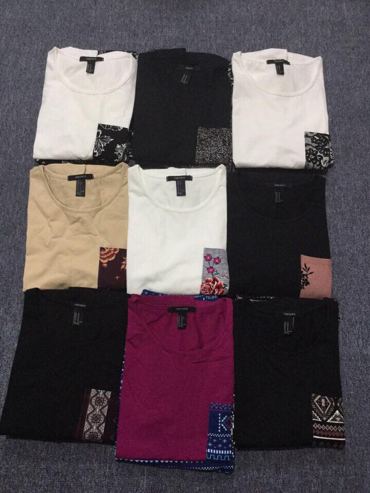 Đồ bộ phối màu cotton 100%