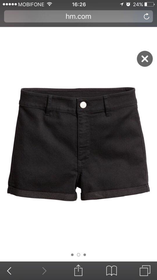Short h&m lưng cao